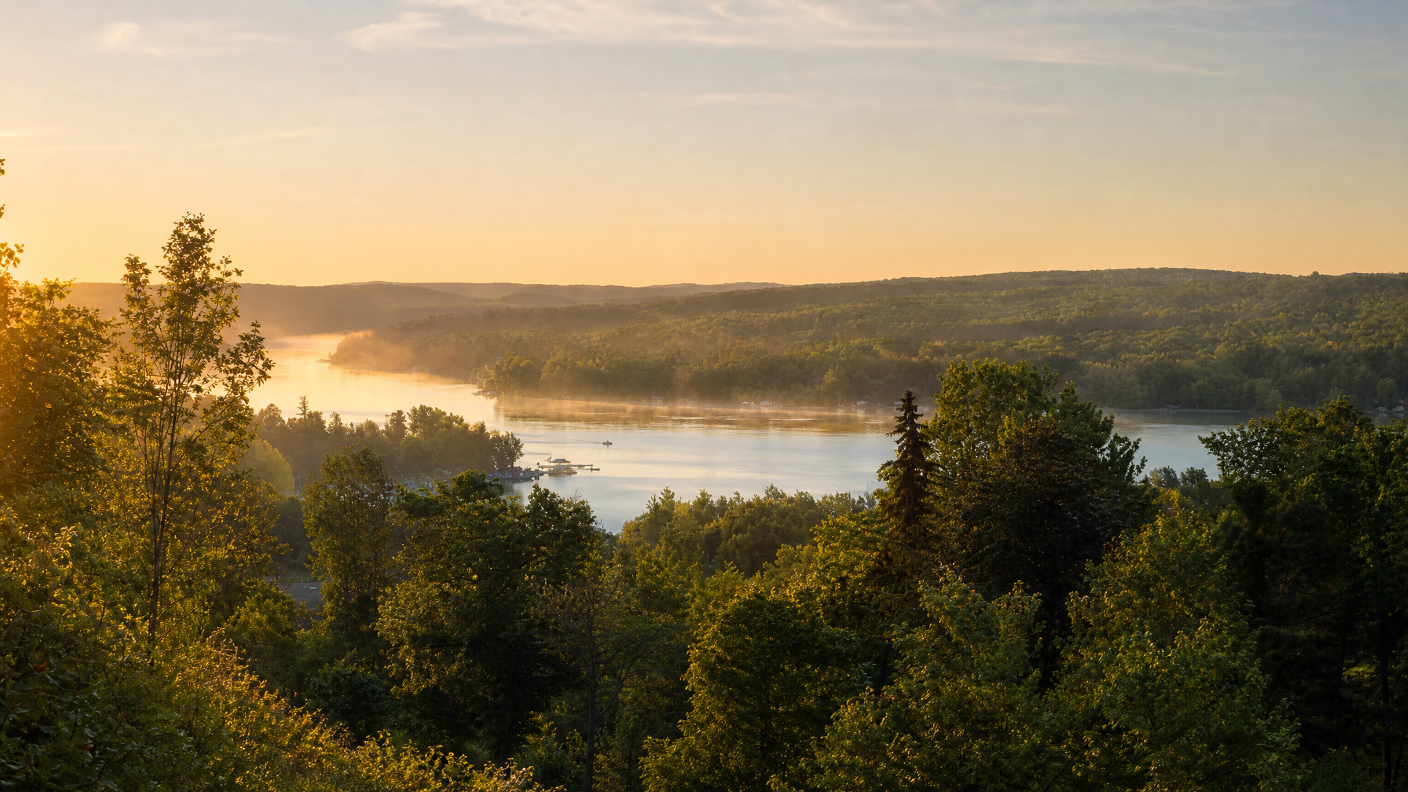 Morning on Walloon Lake